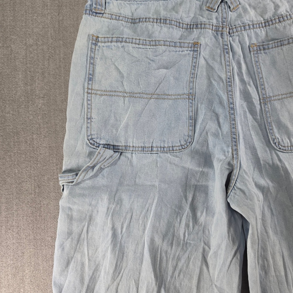 Wild Fable Denim Overalls Womens Small Light Blue Cargo‎ Utility Cotton - Picture 15 of 16